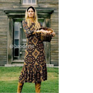 Anthropologie Tiburon Ruffled Maxi Dress